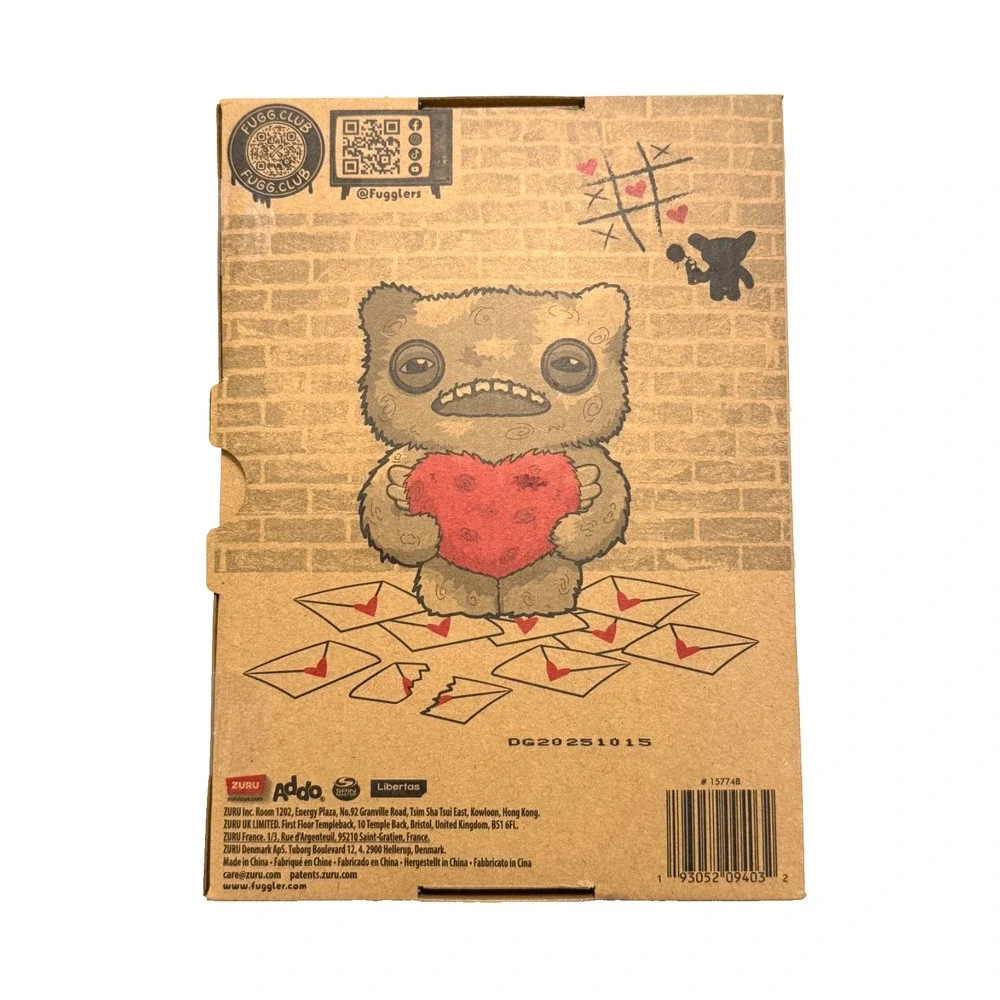2026 Fuggler Love Fugg Series‎ 2 WIDE EYED WEIRDO Pink Heart Funny Ugly Monsters